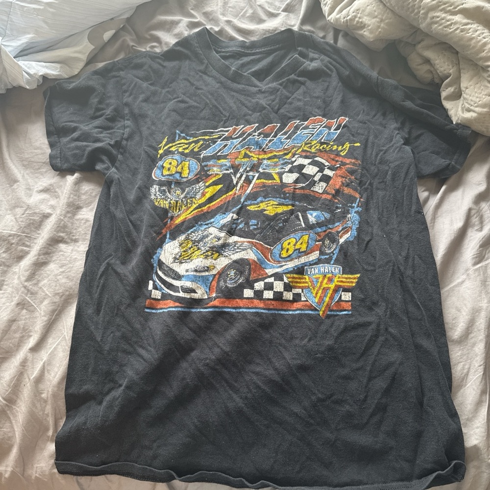 Black Graphic Racing T-Shirt